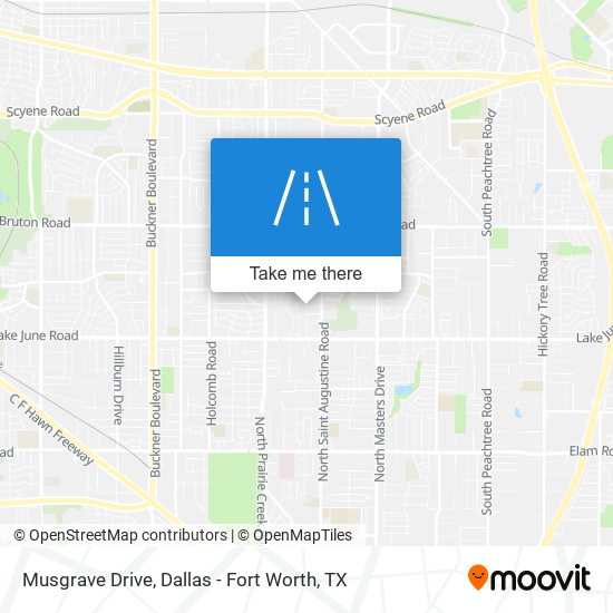 Musgrave Drive map