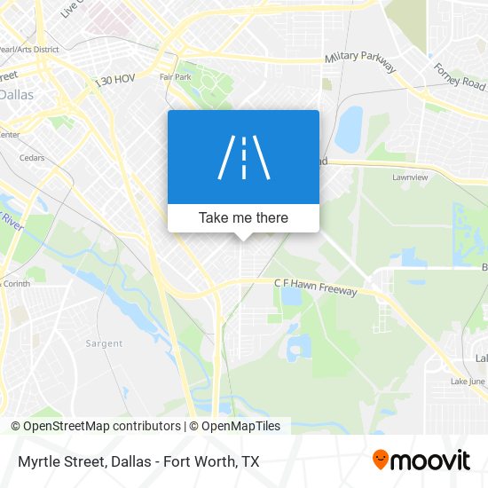 Myrtle Street map