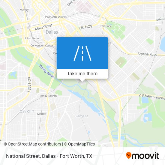 Mapa de National Street