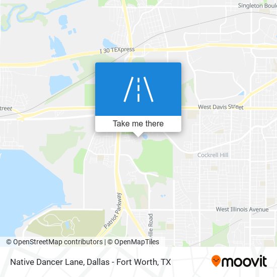 Native Dancer Lane map