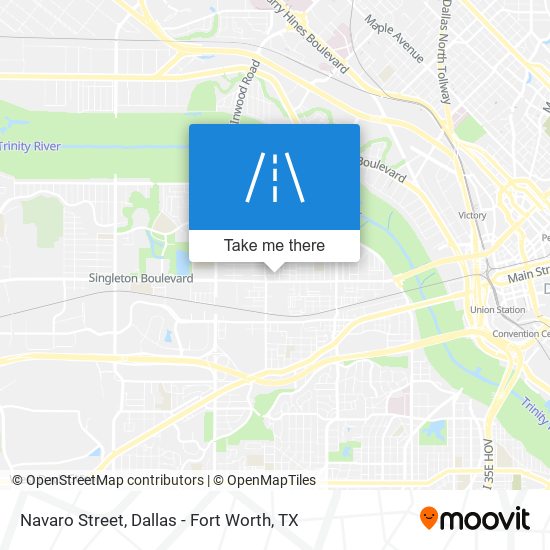 Navaro Street map