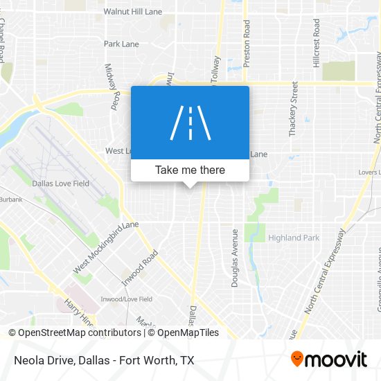 Neola Drive map
