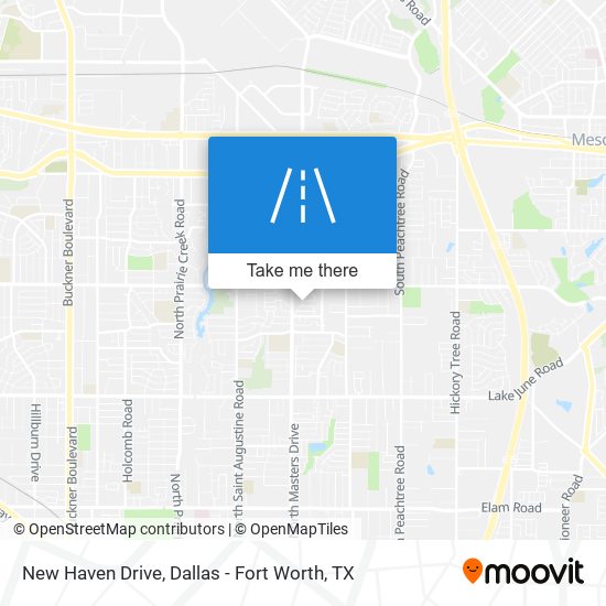 New Haven Drive map