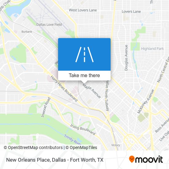 New Orleans Place map