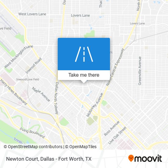 Newton Court map