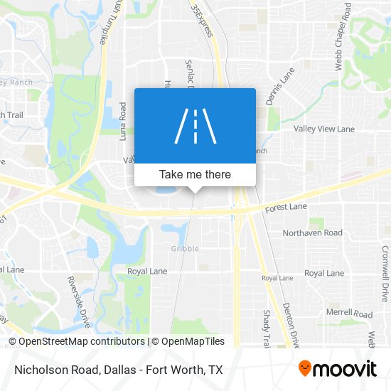 Nicholson Road map