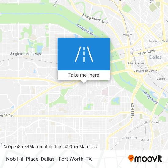 Nob Hill Place map
