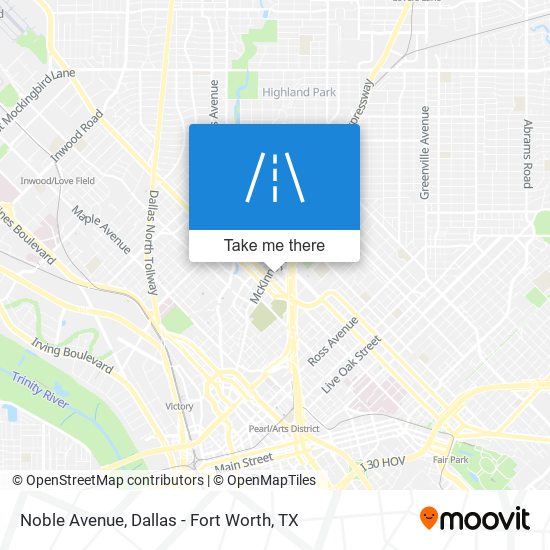 Mapa de Noble Avenue