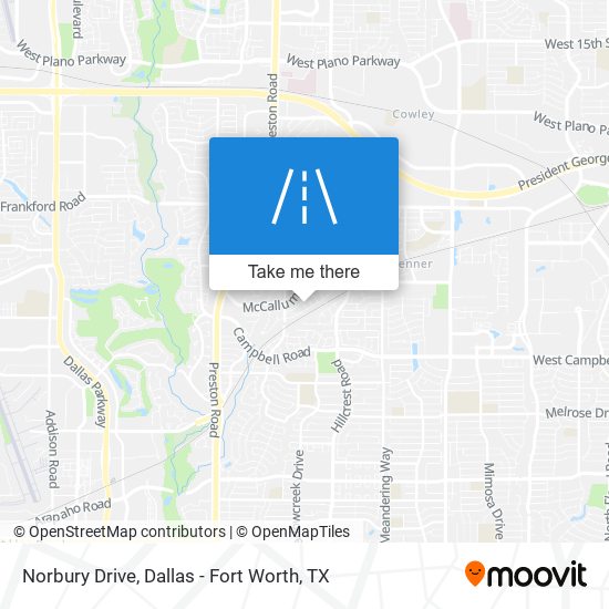 Mapa de Norbury Drive