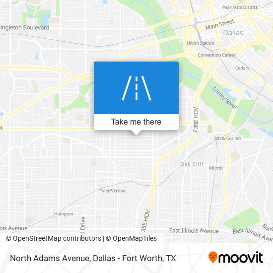 North Adams Avenue map