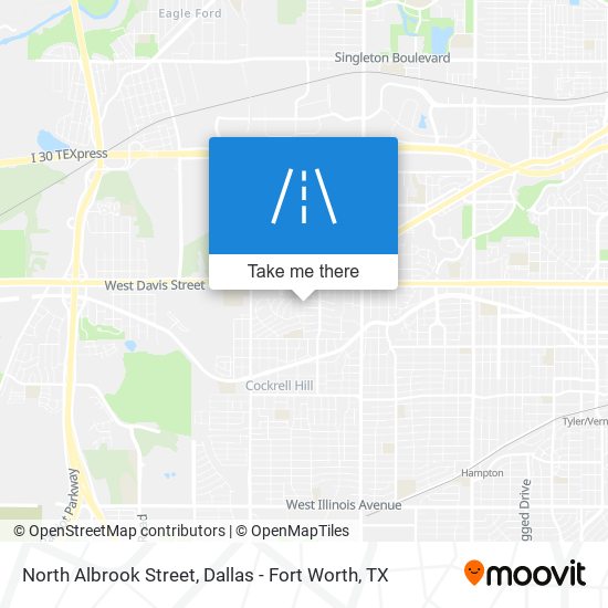 North Albrook Street map