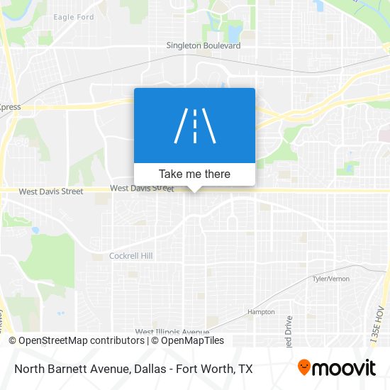 Mapa de North Barnett Avenue