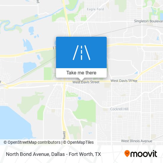 North Bond Avenue map