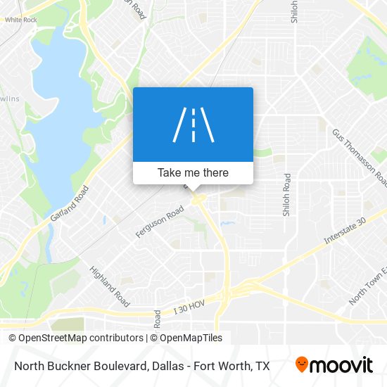 Mapa de North Buckner Boulevard