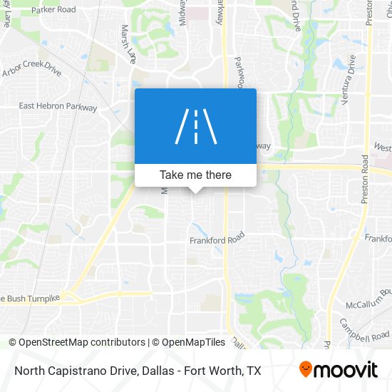 Mapa de North Capistrano Drive