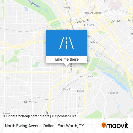 North Ewing Avenue map