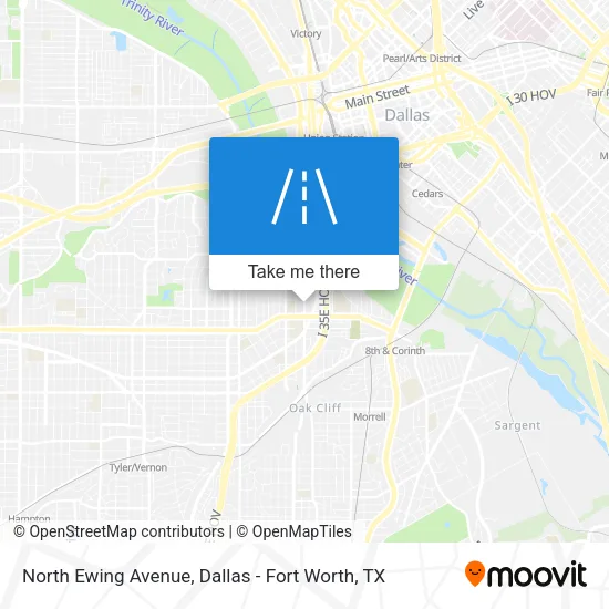 Mapa de North Ewing Avenue