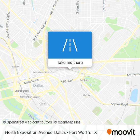 Mapa de North Exposition Avenue