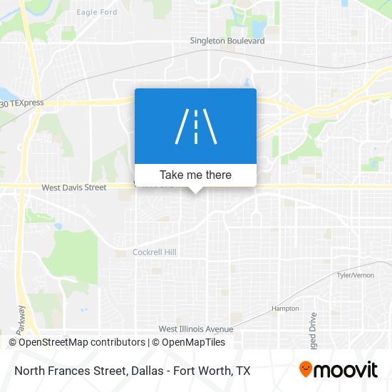 North Frances Street map