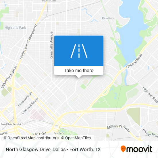 North Glasgow Drive map