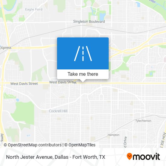 Mapa de North Jester Avenue