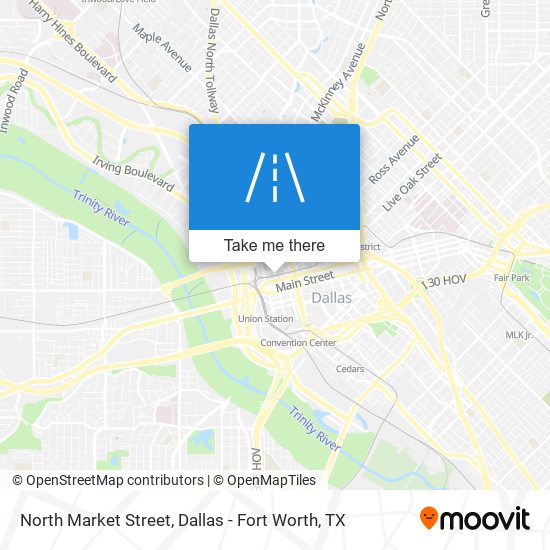 North Market Street map