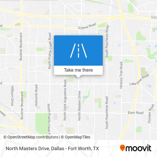 Mapa de North Masters Drive