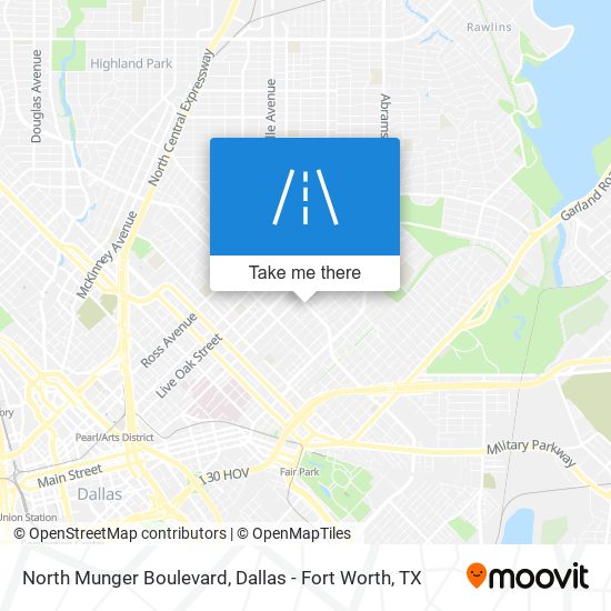 North Munger Boulevard map