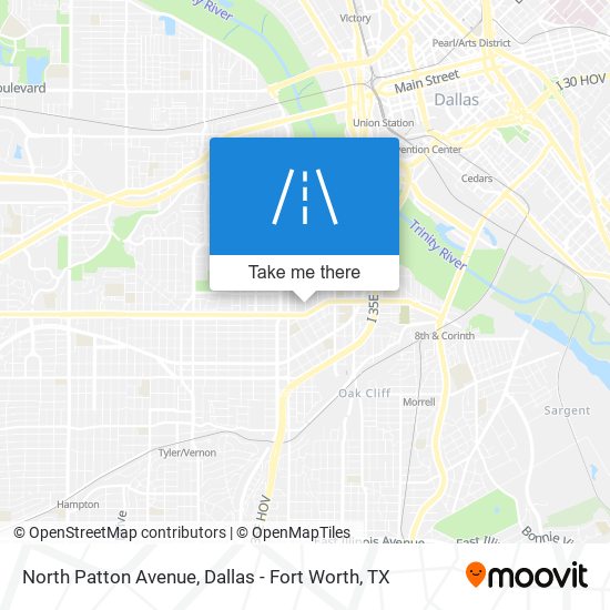 North Patton Avenue map