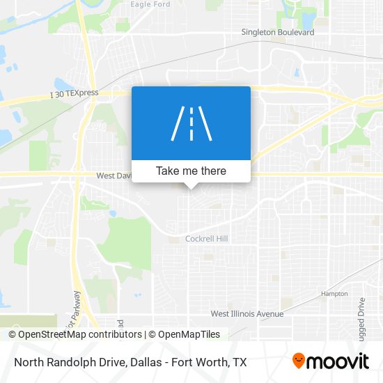 North Randolph Drive map