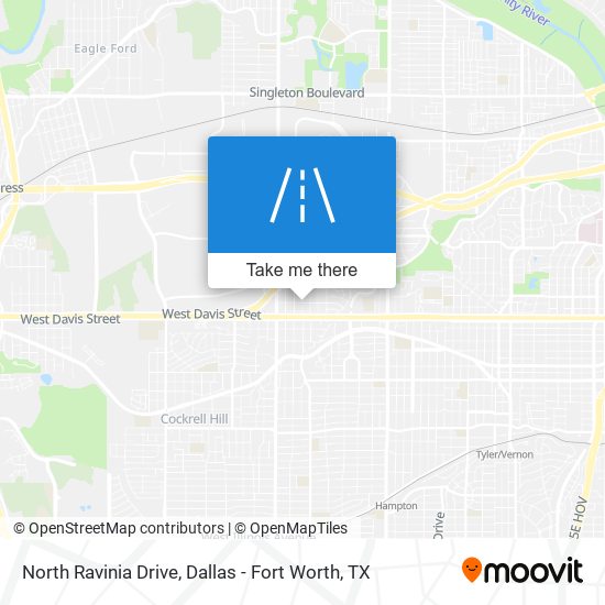 North Ravinia Drive map