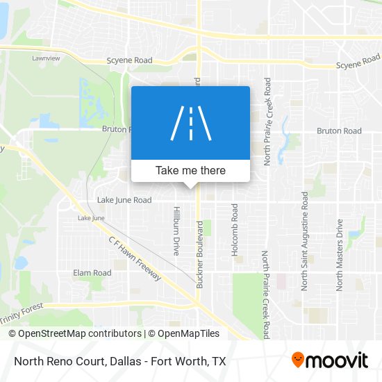 North Reno Court map