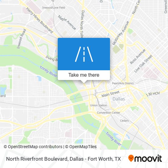 Mapa de North Riverfront Boulevard