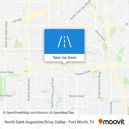 Mapa de North Saint Augustine Drive