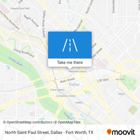Mapa de North Saint Paul Street