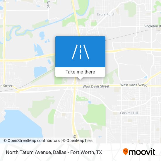 North Tatum Avenue map