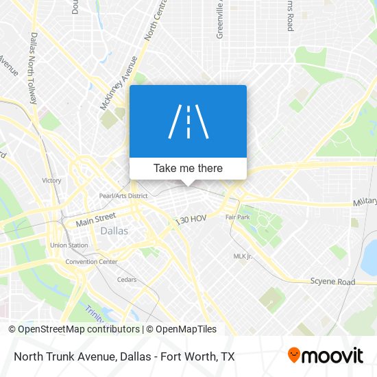 Mapa de North Trunk Avenue
