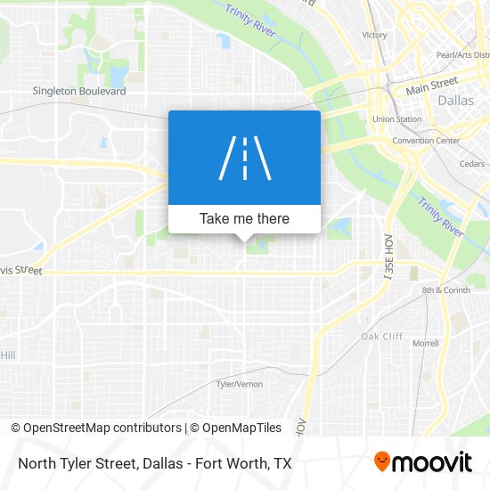 North Tyler Street map