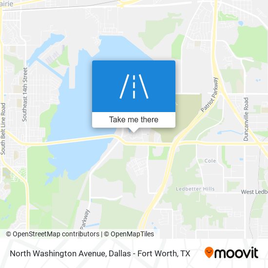 Mapa de North Washington Avenue