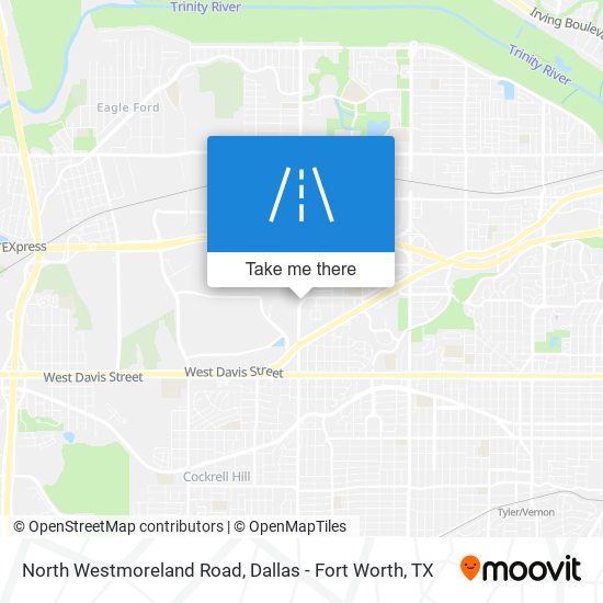 North Westmoreland Road map