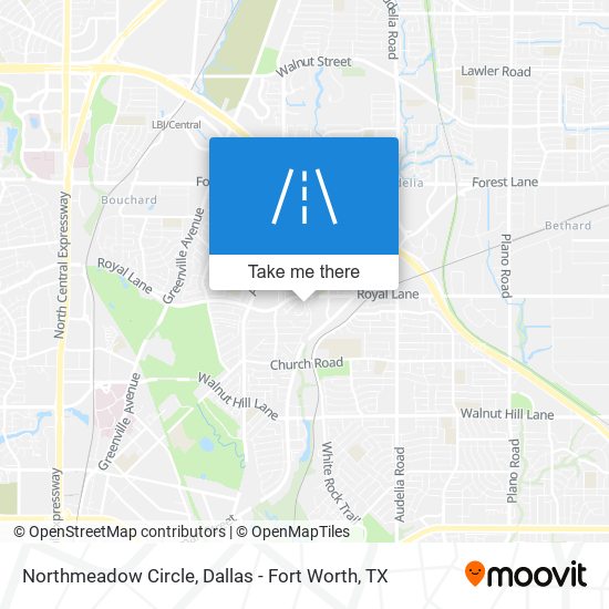 Northmeadow Circle map