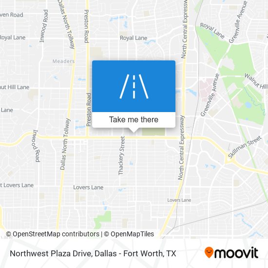 Northwest Plaza Drive map