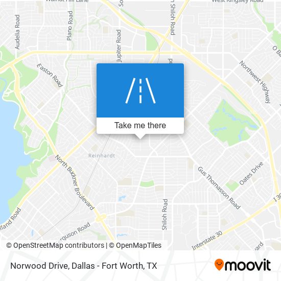 Mapa de Norwood Drive