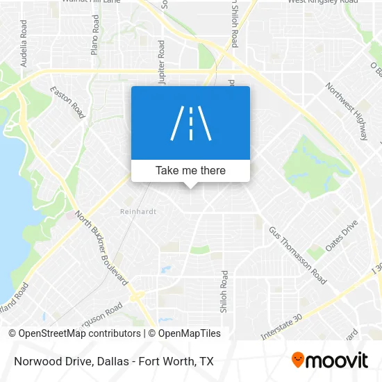 Norwood Drive map