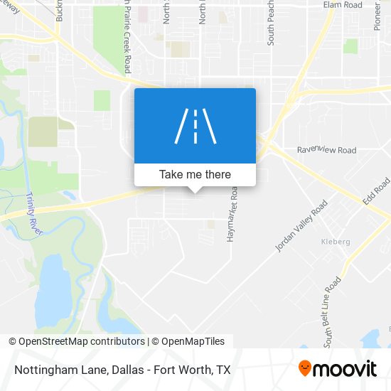 Mapa de Nottingham Lane
