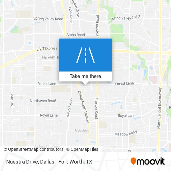 Mapa de Nuestra Drive