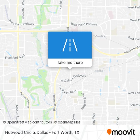 Mapa de Nutwood Circle