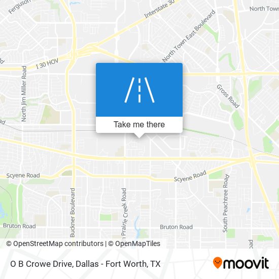 O B Crowe Drive map