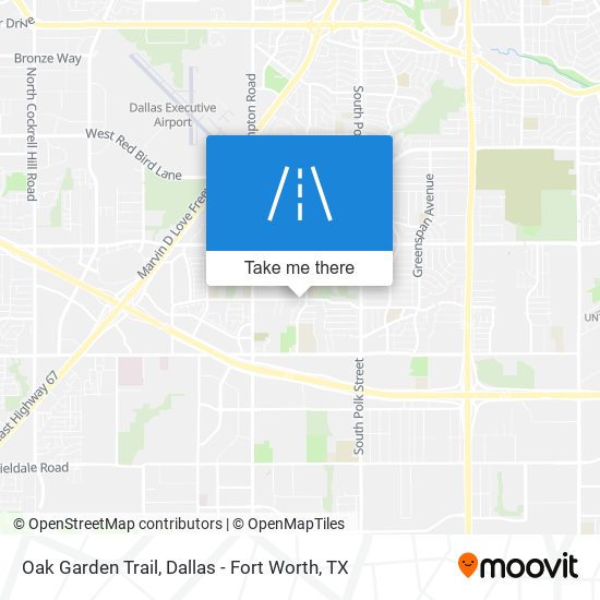 Mapa de Oak Garden Trail