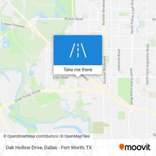 Mapa de Oak Hollow Drive